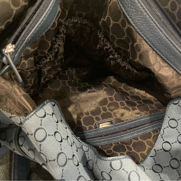 Oroton Signature O Blue Nappy Bag - Picture 5 of 8